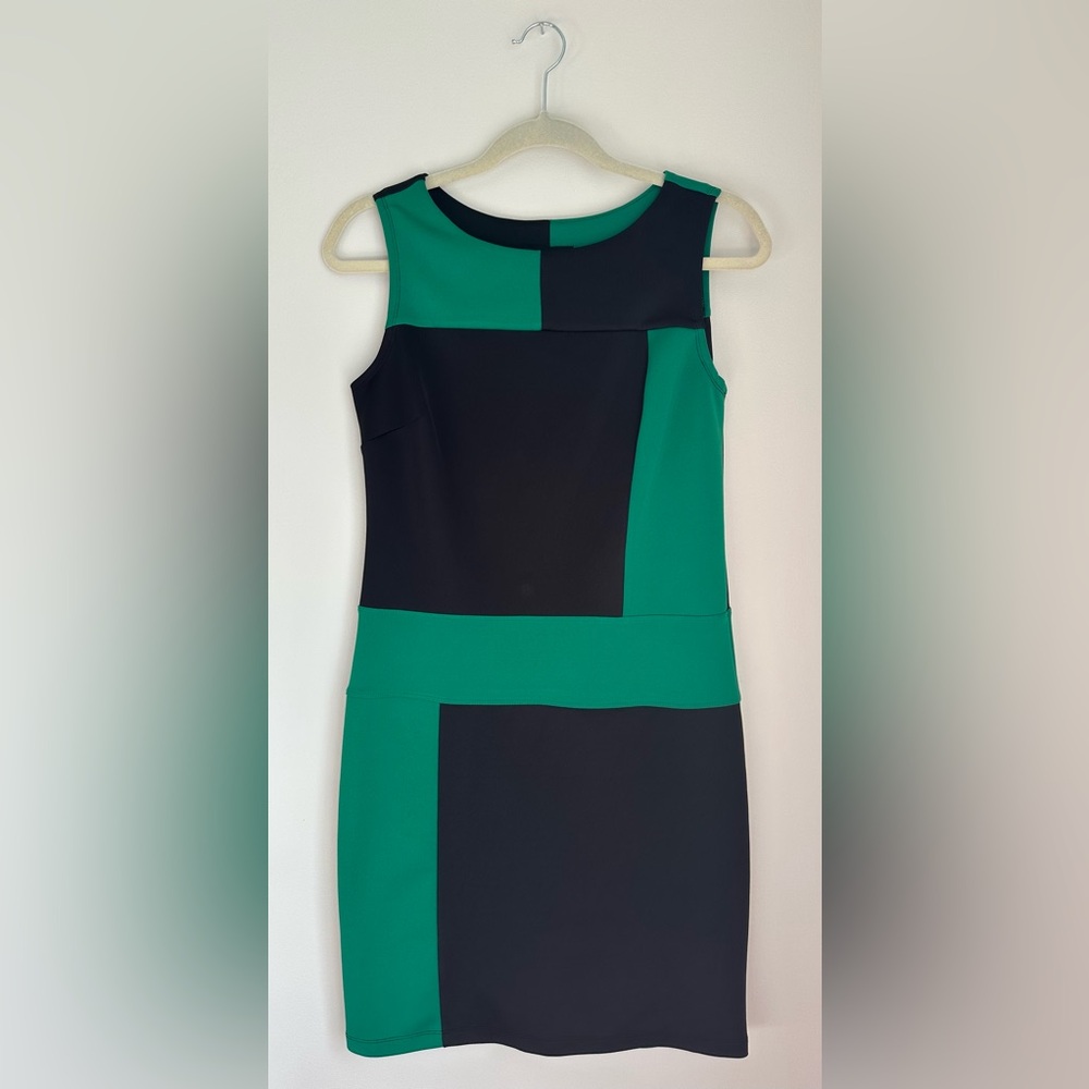 Black and Green Enfocus Studio Dress